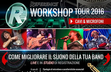 workshop tour 2016 cavi microfoni s